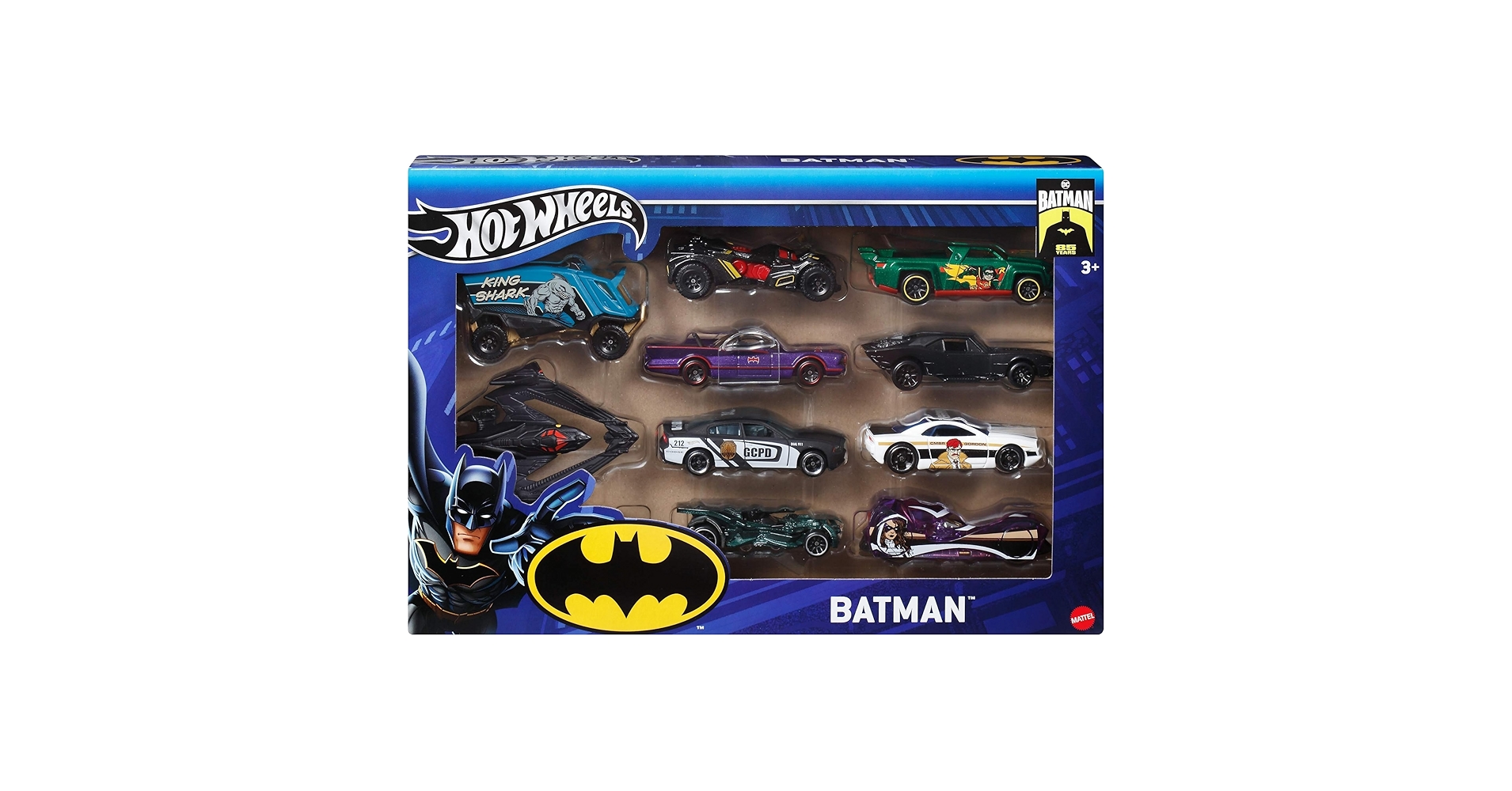 Amazon.com: Hot Wheels Toy Cars, 10-Pack of Batman-Themed 1